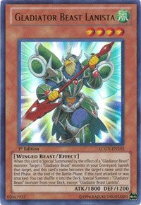 Gladiator Beast Lanista [LCGX-EN252] Ultra Rare | Exor Games Bridgewater