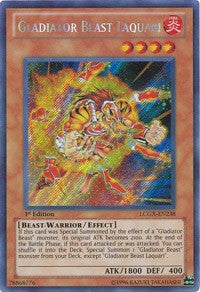 Gladiator Beast Laquari [LCGX-EN238] Secret Rare | Exor Games Bridgewater