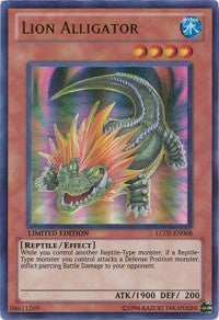 Lion Alligator [LC02-EN008] Ultra Rare | Exor Games Bridgewater