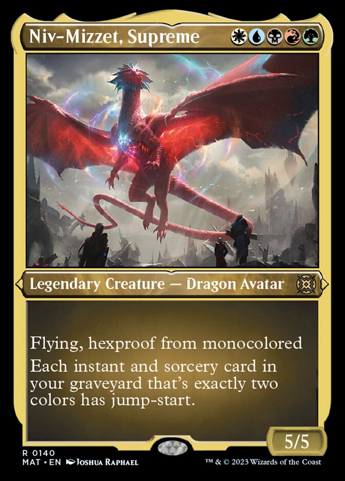 Niv-Mizzet, Supreme (Foil Etched) [March of the Machine: The Aftermath] | Exor Games Bridgewater