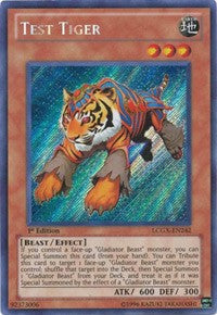 Test Tiger [LCGX-EN242] Secret Rare | Exor Games Bridgewater