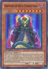 Vennominon the King of Poisonous Snakes [LCGX-EN192] Super Rare | Exor Games Bridgewater