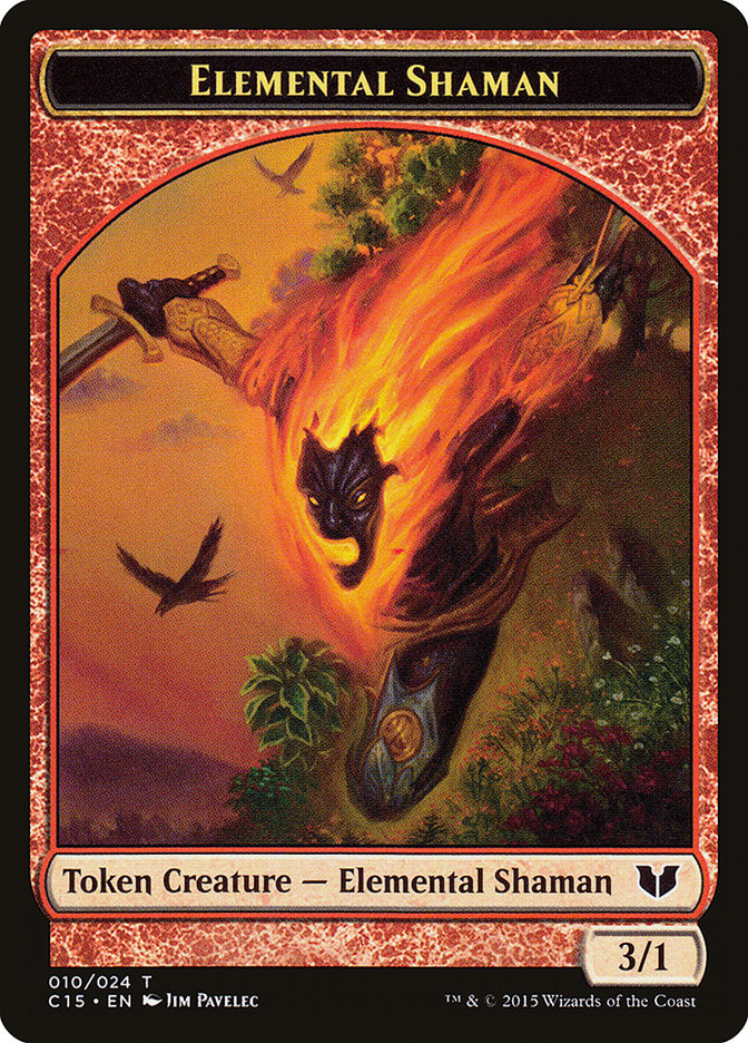 Elemental Shaman Token [Commander 2015 Tokens] | Exor Games Bridgewater