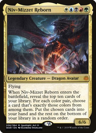 Niv-Mizzet Reborn [War of the Spark] | Exor Games Bridgewater