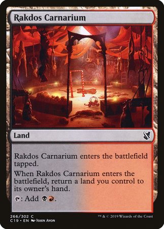 Rakdos Carnarium [Commander 2019] | Exor Games Bridgewater