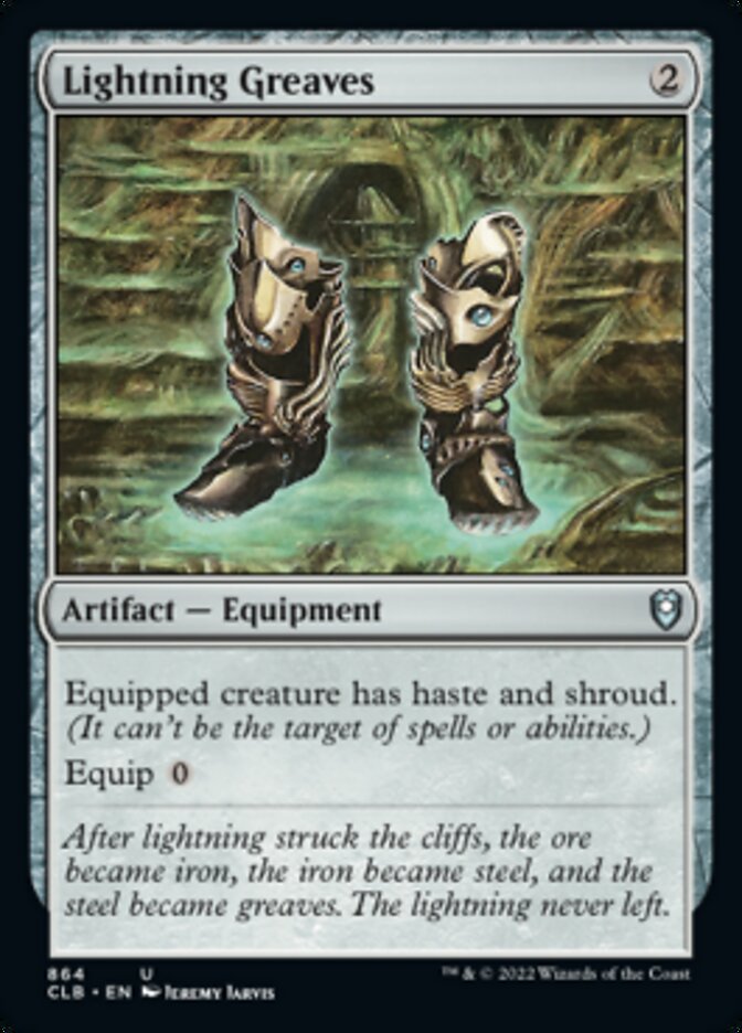 Lightning Greaves [Commander Legends: Battle for Baldur's Gate] | Exor Games Bridgewater