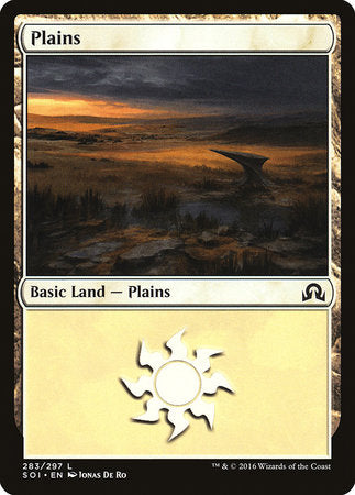 Plains (283) [Shadows over Innistrad] | Exor Games Bridgewater