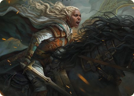 Eowyn, Fearless Knight Art Card [The Lord of the Rings: Tales of Middle-earth Art Series] | Exor Games Bridgewater