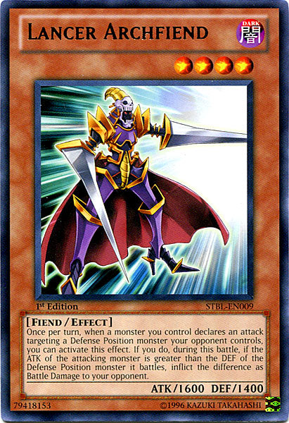 Lancer Archfiend [STBL-EN009] Rare | Exor Games Bridgewater