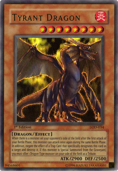 Tyrant Dragon [LOD-034] Ultra Rare | Exor Games Bridgewater