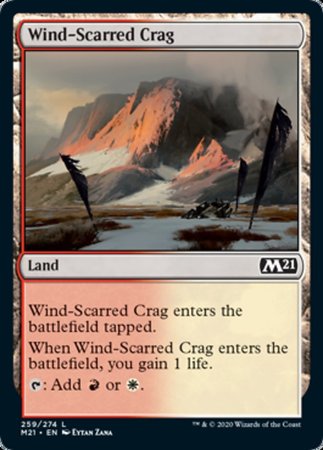 Wind-Scarred Crag [Core Set 2021] | Exor Games Bridgewater