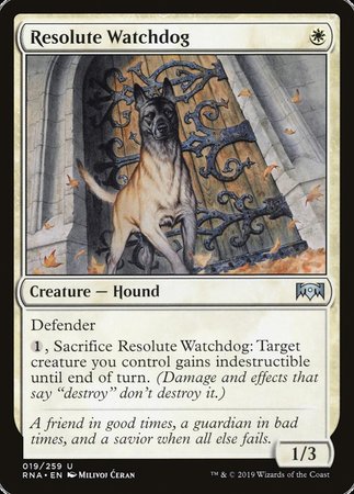 Resolute Watchdog [Ravnica Allegiance] | Exor Games Bridgewater