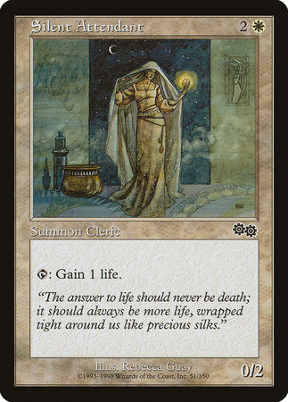 Silent Attendant [Urza's Saga] | Exor Games Bridgewater