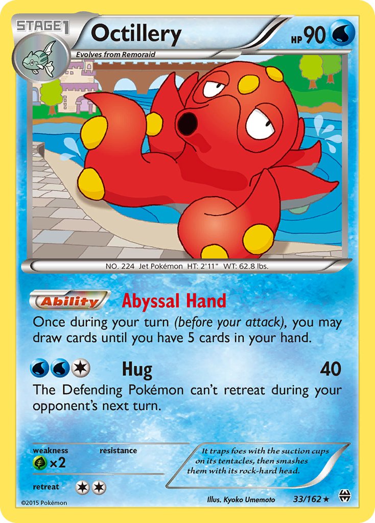 Octillery(33/162) (Theme Deck Exclusive) [XY: BREAKthrough] | Exor Games Bridgewater