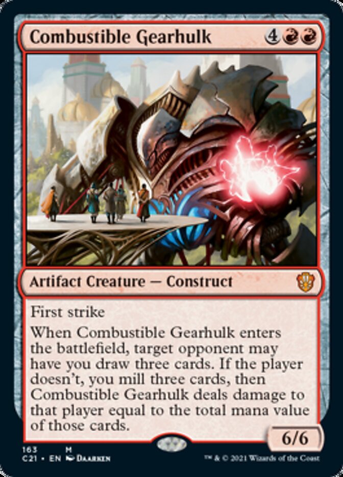 Combustible Gearhulk [Commander 2021] | Exor Games Bridgewater