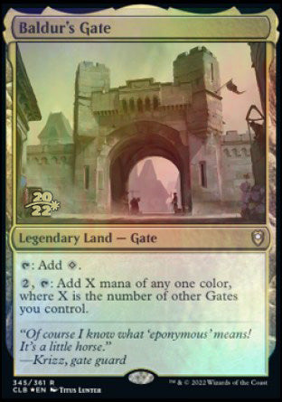 Baldur's Gate [Commander Legends: Battle for Baldur's Gate Prerelease Promos] | Exor Games Bridgewater