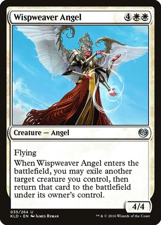 Wispweaver Angel [Kaladesh] | Exor Games Bridgewater