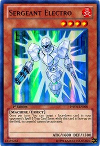 Sergeant Electro [PHSW-EN090] Ultra Rare | Exor Games Bridgewater