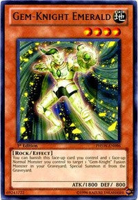 Gem-Knight Emerald [PHSW-EN096] Rare | Exor Games Bridgewater