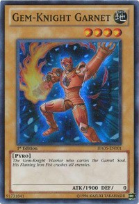 Gem-Knight Garnet [HA05-EN001] Super Rare | Exor Games Bridgewater