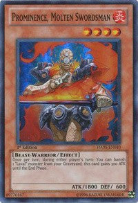 Prominence, Molten Swordsman [HA05-EN010] Super Rare | Exor Games Bridgewater