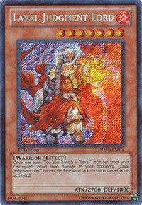 Laval Judgment Lord [HA05-EN014] Secret Rare | Exor Games Bridgewater