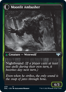 Oakshade Stalker // Moonlit Ambusher [Innistrad: Double Feature] | Exor Games Bridgewater