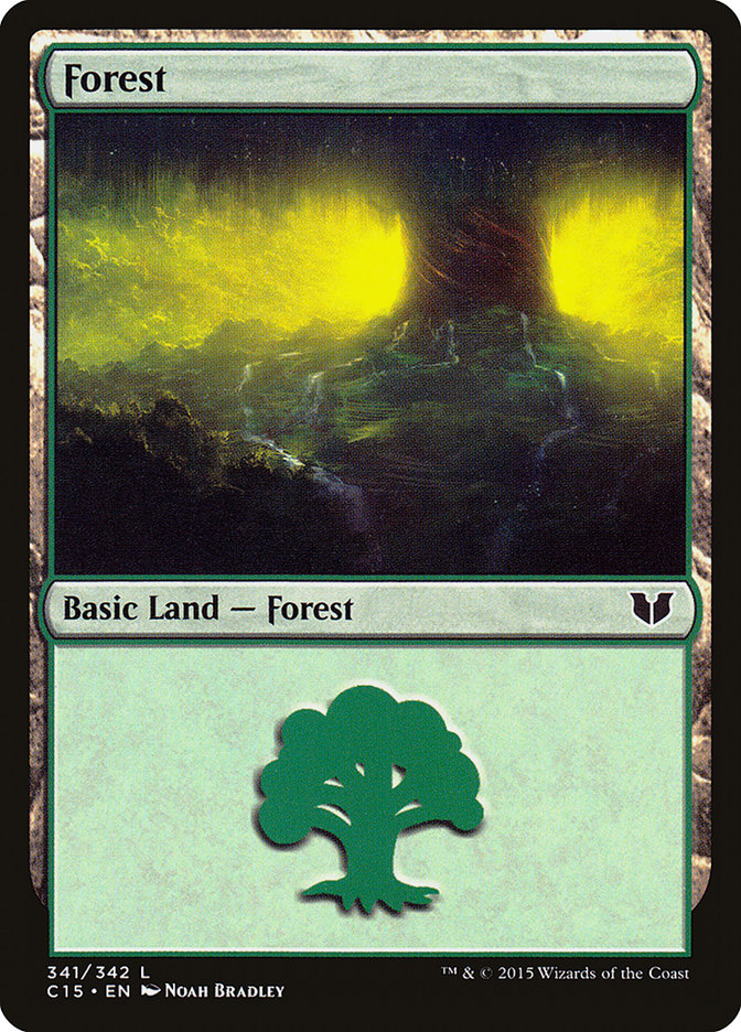 Forest (341) [Commander 2015] | Exor Games Bridgewater