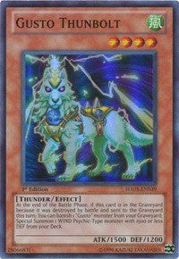 Gusto Thunbolt [HA05-EN039] Super Rare | Exor Games Bridgewater