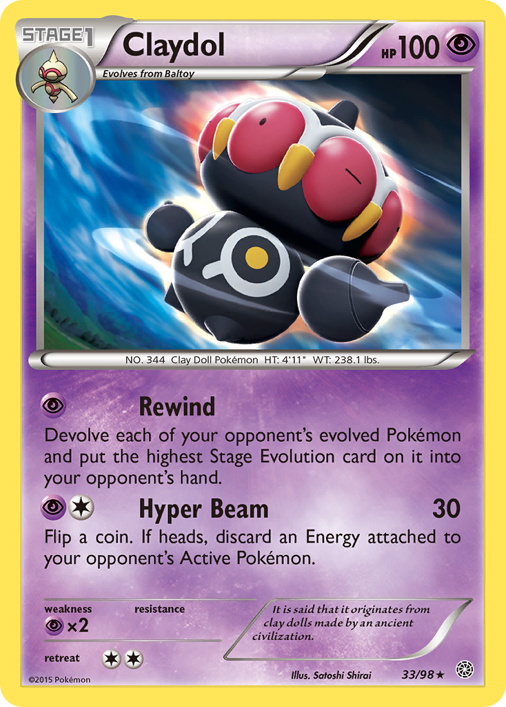 Claydol (33/98) [XY: Ancient Origins] | Exor Games Bridgewater