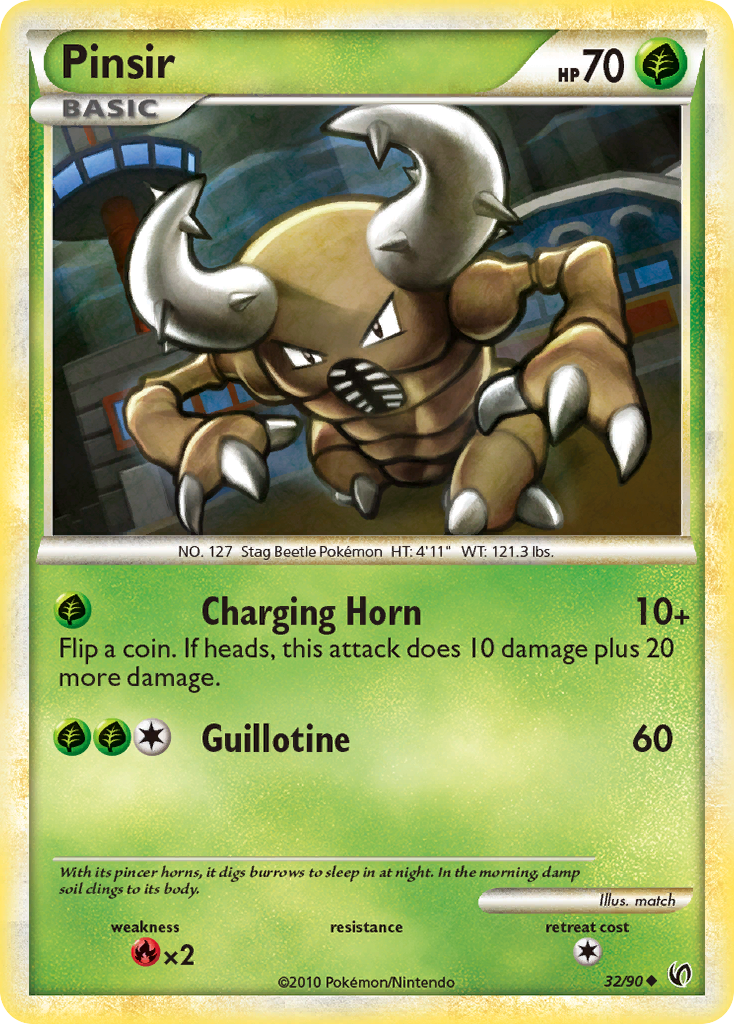 Pinsir (32/90) [HeartGold & SoulSilver: Undaunted] | Exor Games Bridgewater