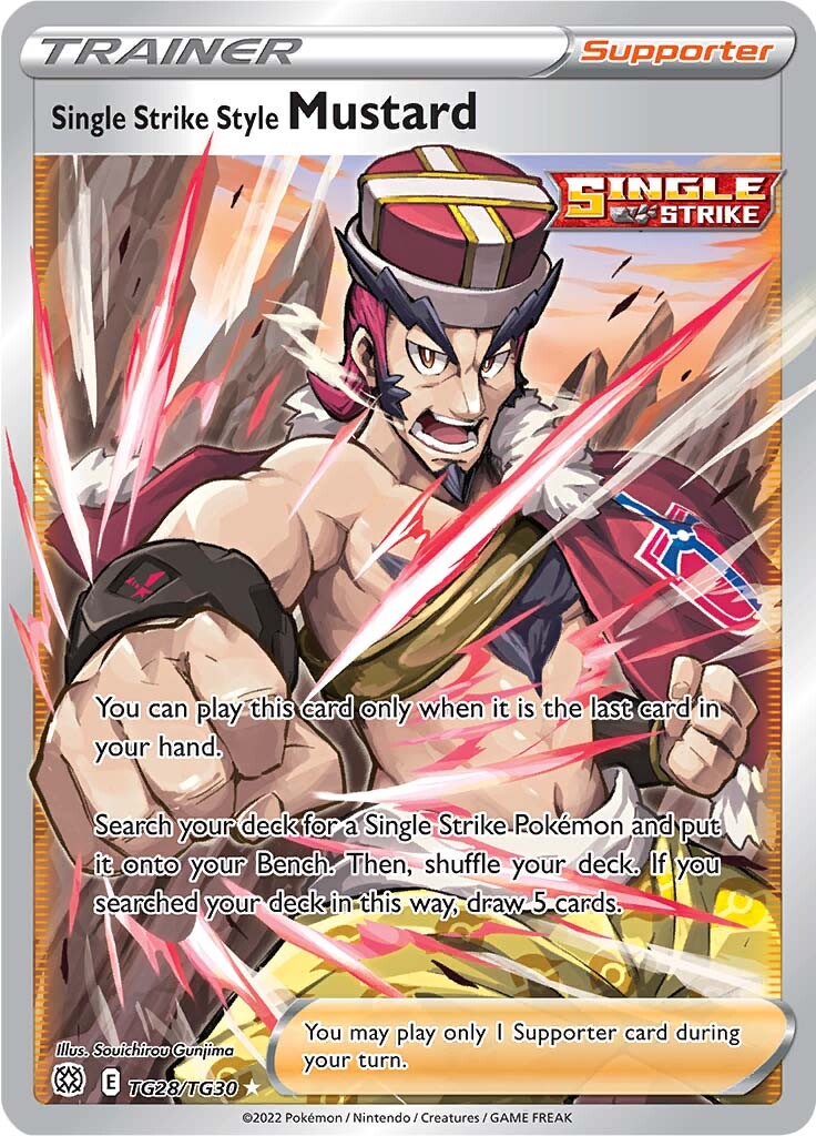 Single Strike Style Mustard (TG28/TG30) [Sword & Shield: Brilliant Stars] | Exor Games Bridgewater