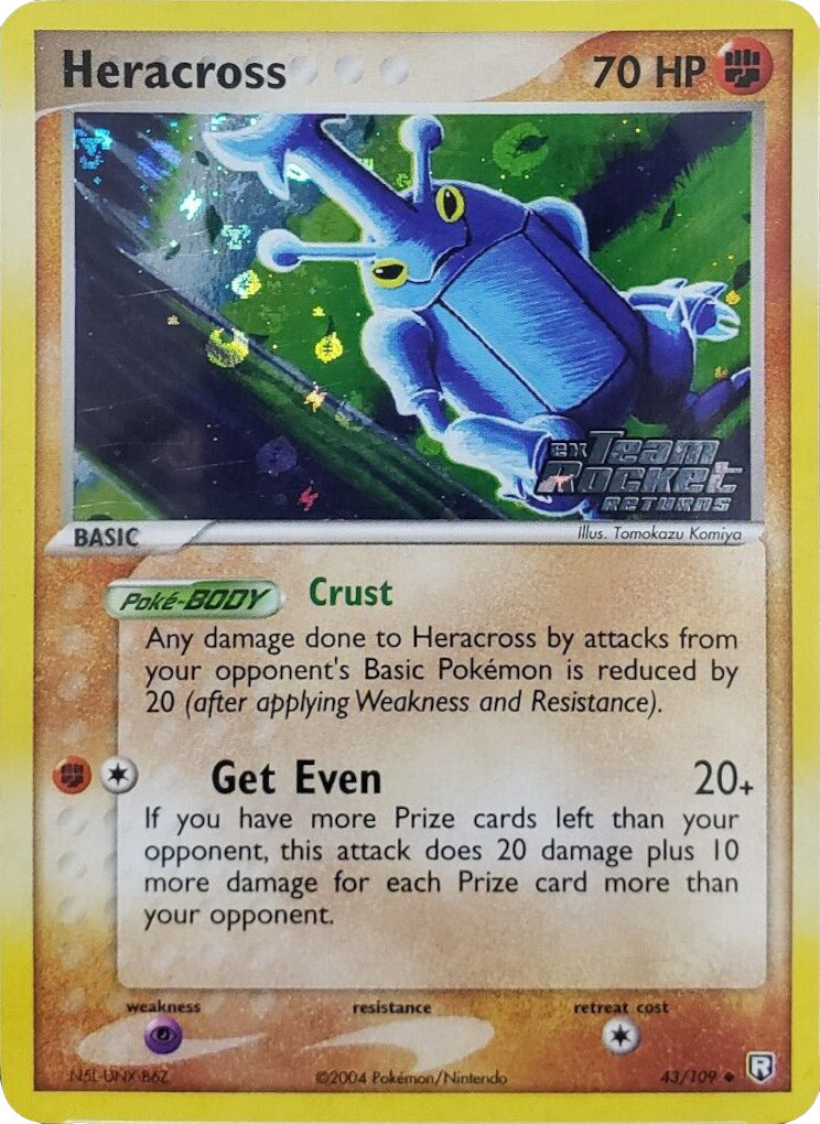 Heracross (43/109) (Stamped) [EX: Team Rocket Returns] | Exor Games Bridgewater