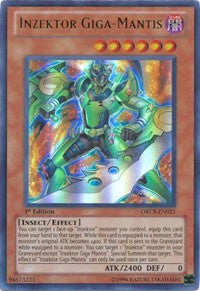 Inzektor Giga-Mantis [ORCS-EN021] Ultra Rare | Exor Games Bridgewater