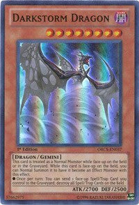 Darkstorm Dragon [ORCS-EN037] Super Rare | Exor Games Bridgewater