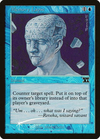 Memory Lapse [Judge Gift Cards 1999] | Exor Games Bridgewater