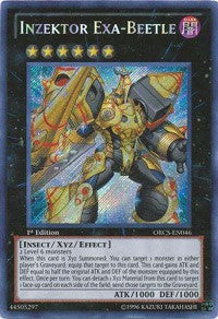 Inzektor Exa-Beetle [ORCS-EN046] Secret Rare | Exor Games Bridgewater