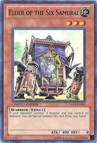 Elder of the Six Samurai [SAAS-EN001] Super Rare | Exor Games Bridgewater