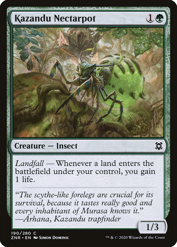 Kazandu Nectarpot [Zendikar Rising] | Exor Games Bridgewater