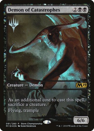 Demon of Catastrophes [Core Set 2019 Promos] | Exor Games Bridgewater