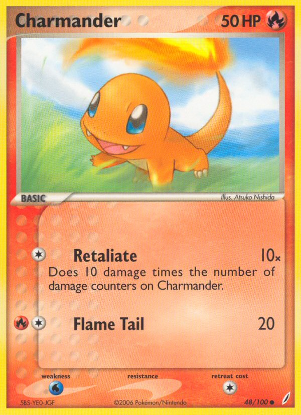 Charmander (48/100) [EX: Crystal Guardians] | Exor Games Bridgewater