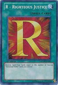 R - Righteous Justice [RYMP-EN025] Secret Rare | Exor Games Bridgewater