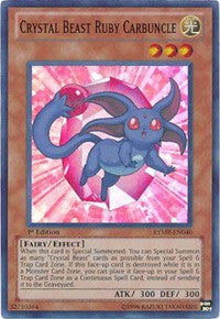 Crystal Beast Ruby Carbuncle [RYMP-EN040] Super Rare | Exor Games Bridgewater