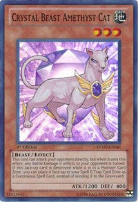 Crystal Beast Amethyst Cat [RYMP-EN041] Super Rare | Exor Games Bridgewater