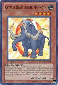 Crystal Beast Amber Mammoth [RYMP-EN044] Super Rare | Exor Games Bridgewater