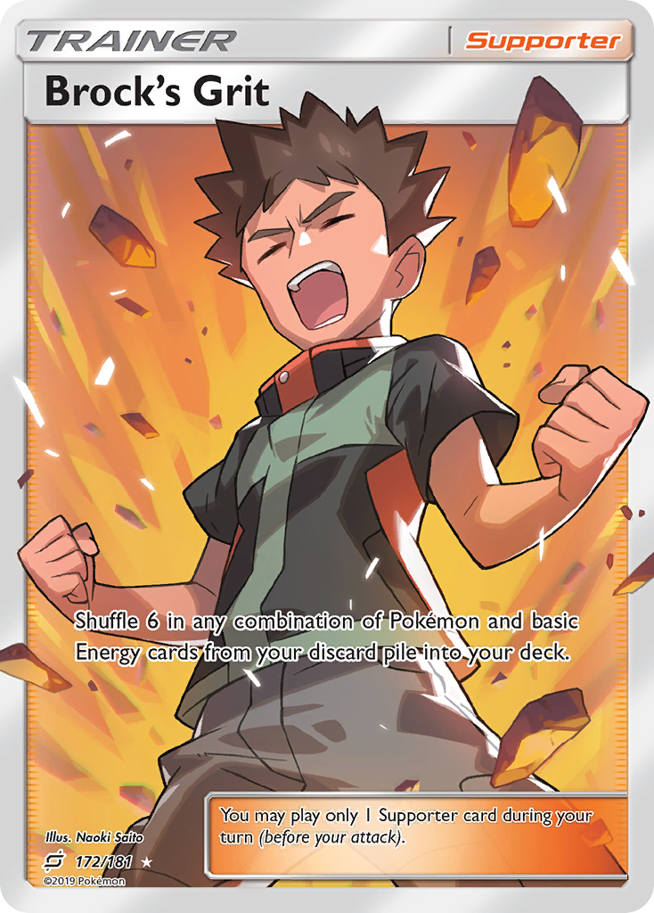 Brock's Grit (172/181) [Sun & Moon: Team Up] | Exor Games Bridgewater