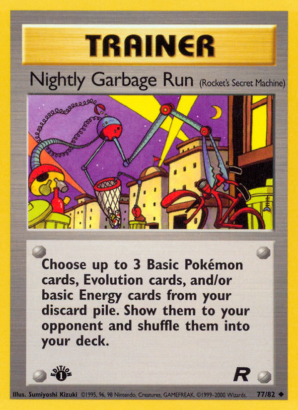 Nightly Garbage Run (77/82) [Team Rocket 1st Edition] | Exor Games Bridgewater