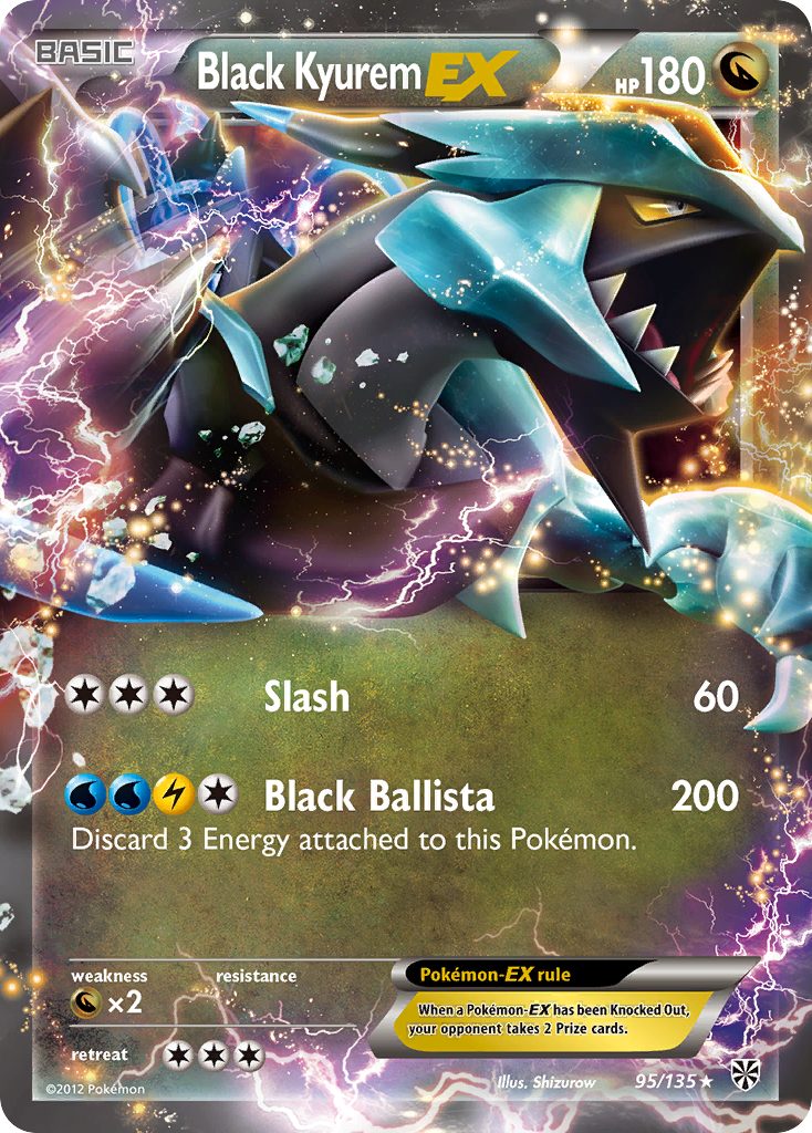 Black Kyurem EX (95/135) [Black & White: Plasma Storm] | Exor Games Bridgewater