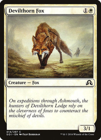 Devilthorn Fox [Shadows over Innistrad] | Exor Games Bridgewater