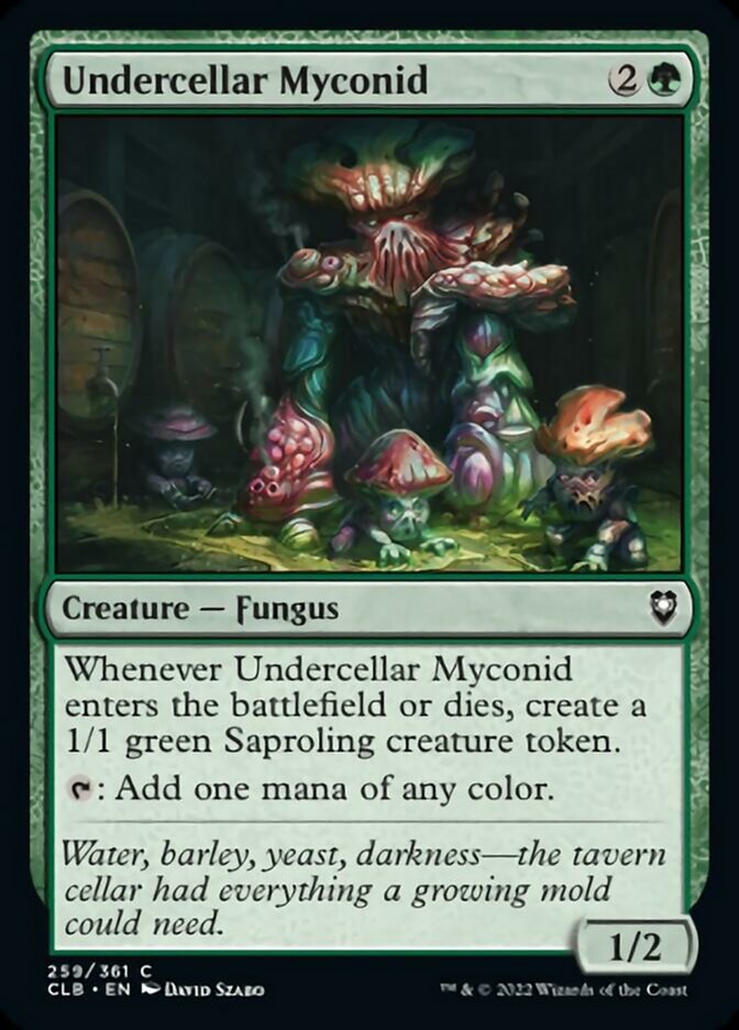 Undercellar Myconid [Commander Legends: Battle for Baldur's Gate] | Exor Games Bridgewater